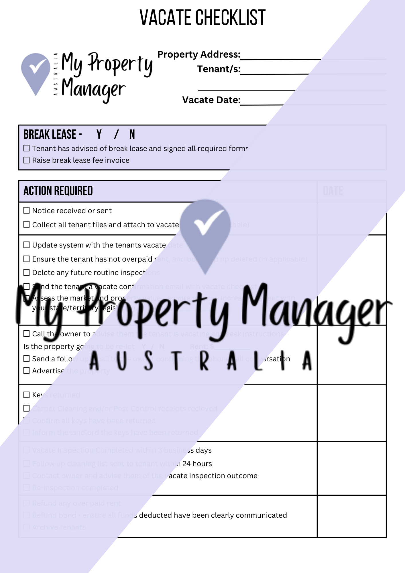 Procedure Checklist BUNDLE - Printable