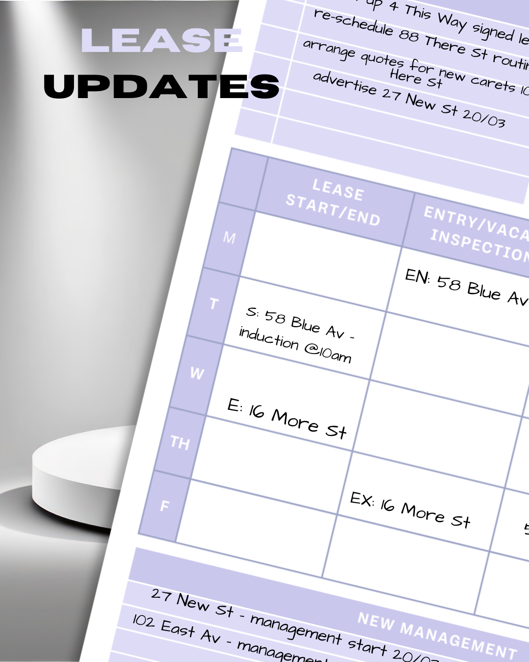 Weekly Planner Notepad