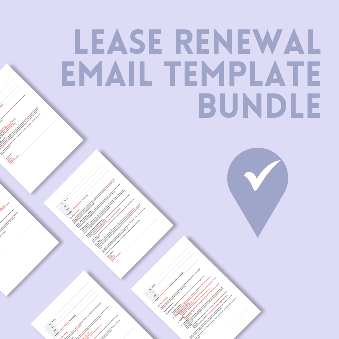 Lease Renewal Bundle - Email Template