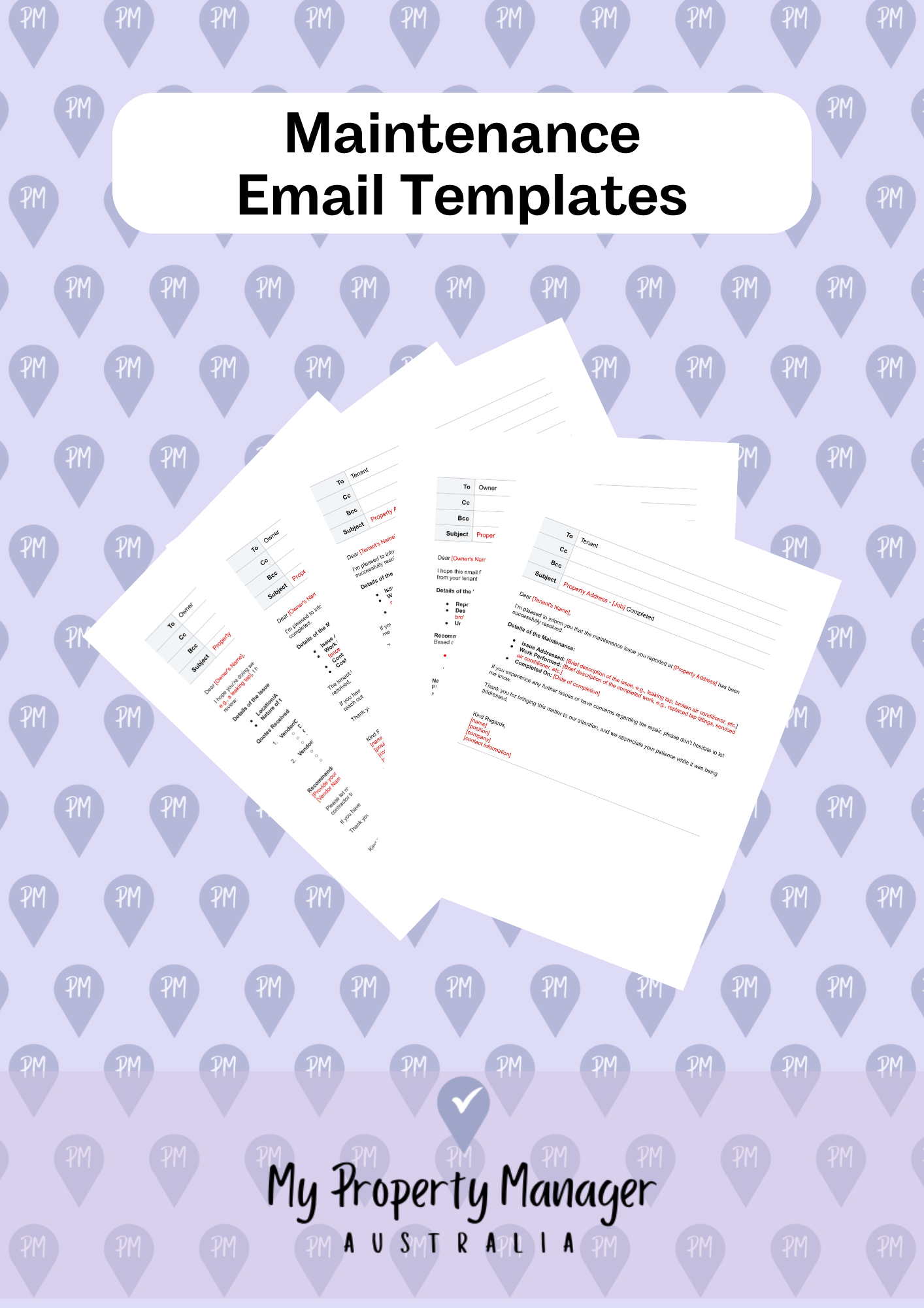 Maintenance Bundle - Email Template