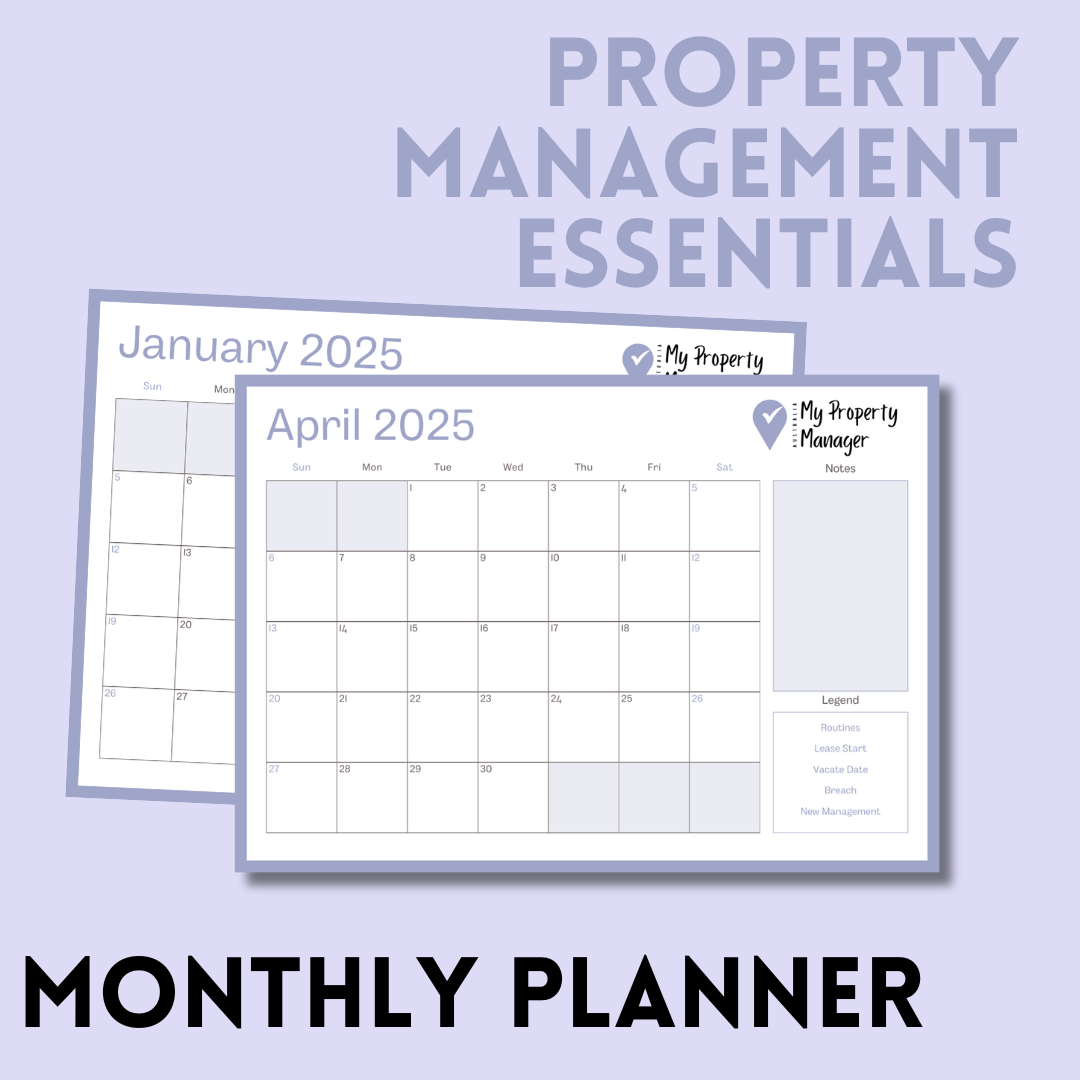 Monthly Planner Notepad